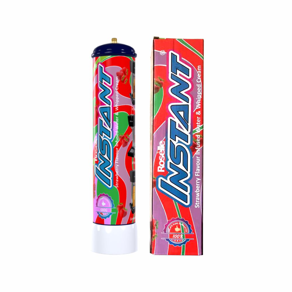Roselle Instant 680g Strawberry Flavour Cylinder inner